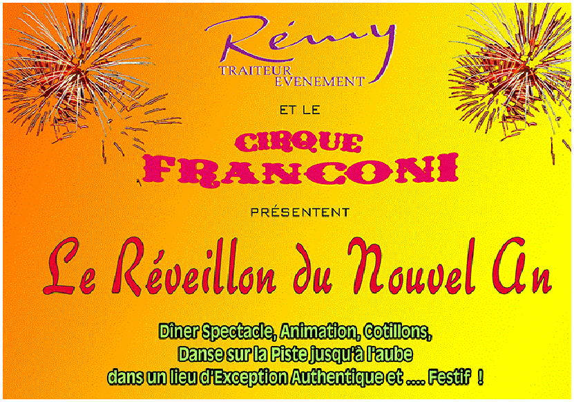 Restaurant reveillon Saint Sylvestre Seine et Marne 77 NOUVEL AN 2014 2015